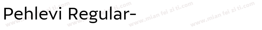 Pehlevi Regular字体转换